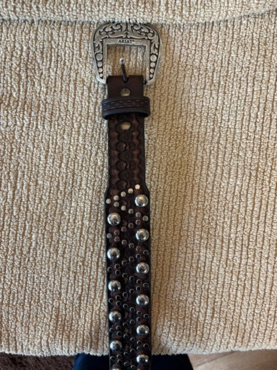 Ariat women wester studded belt - SZ 34